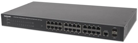 Switch zarządzalny Intellinet 24x 10/100/1000 Mbps + 2x SFP Switch zarządzalny Intellinet 24x 10/100/1000 Mbps + 2x SFP