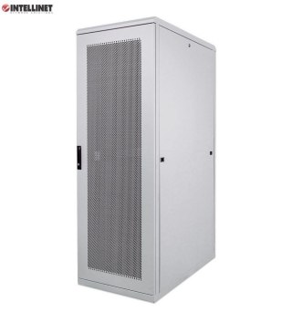 Szafa stojąca, zmontowana Intellinet 26U, 600x1000, Rack 19", perforowane drzwi, szara