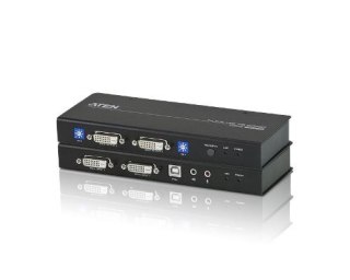 Extender KVM ATEN Dual View DVI/USB/AUDIO CE604 (CE604-AT-G) 60m