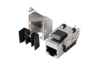 Moduł Keystone Lanberg gniazdo RJ45 -> LSA FTP kat.5e 90° do puszki montażowej