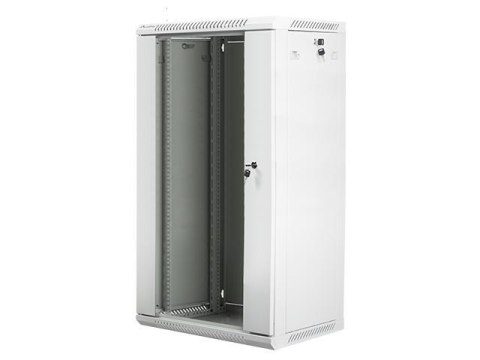 Szafa instalacyjna wisząca 19" 22U 600x450 szara Lanberg (flat pack)