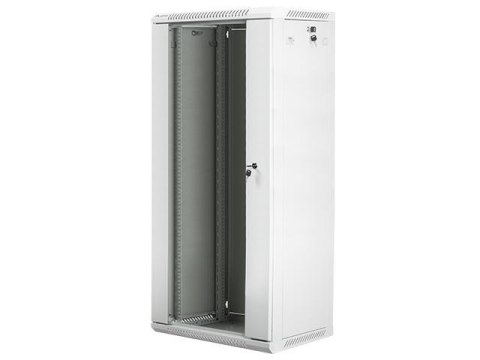 Szafa instalacyjna wisząca 19" 27U 600x450 szara Lanberg (flat pack)