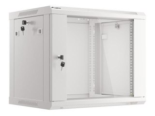 Szafa instalacyjna wisząca 19" 9U 600x450 szara Lanberg (flat pack)