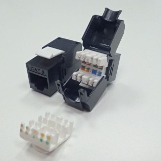 Moduł keystone Jack RJ45 kat. 6A UTP, beznarzędziowy Netrack