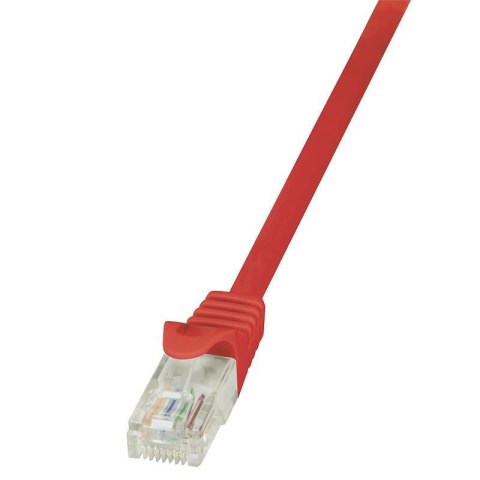 Patchcord LogiLink CP2094U CAT.6 U/UTP 10m, czerwony Patchcord LogiLink CP2094U CAT.6 U/UTP 10m, czerwony