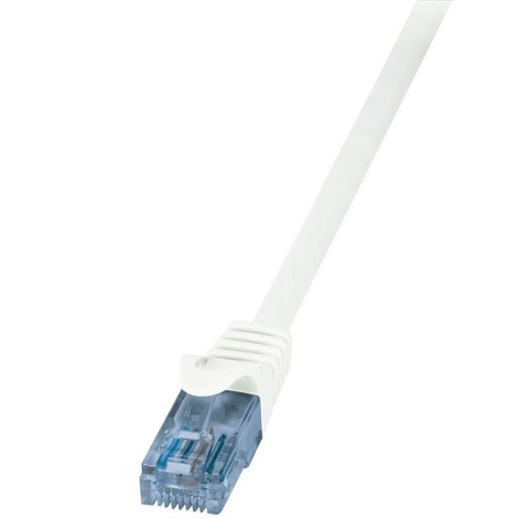 Patchcord LogiLink CP3011U Cat.6A U/UTP 0,25m biały