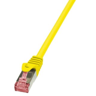 Patchcord LogiLink CQ2017S CAT.6 S/FTP 0,25m, żółty