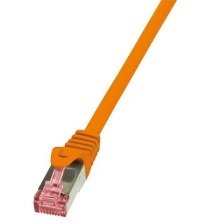 Patchcord LogiLink CQ2068S CAT.6 S/FTP 3m, pomarańczowy