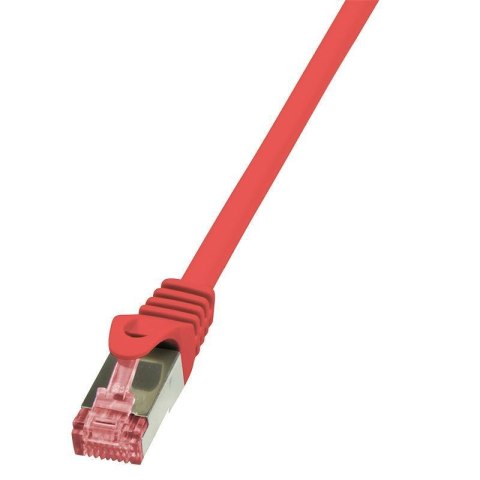 Patchcord LogiLink CQ2094S CAT.6 S/FTP 10m, czerwony Patchcord LogiLink CQ2094S CAT.6 S/FTP 10m, czerwony