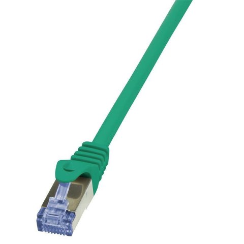 Patchcord LogiLink CQ3025S Cat.6A S/FTP 0,50m zielony