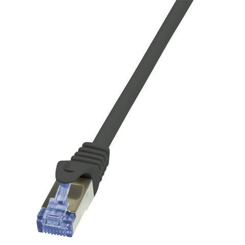 Patchcord LogiLink CQ3033S Cat.6A S/FTP 1m czarny