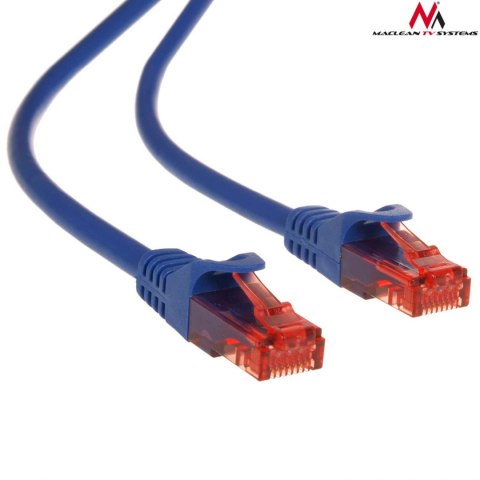 Patchcord Maclean MCTV-302 N UTP cat6 wtyk-wtyk 2m niebieski