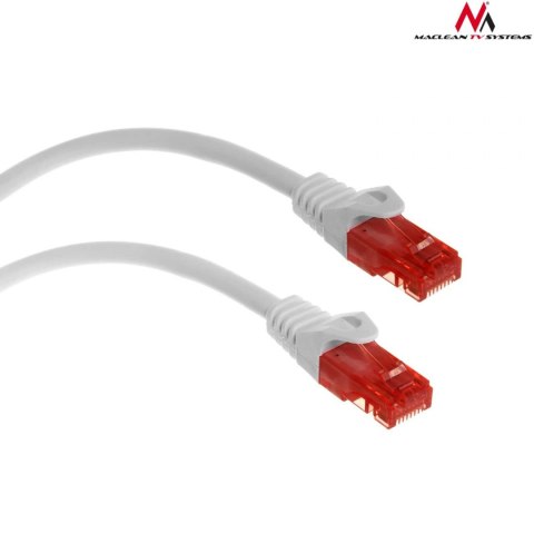 Patchcord Maclean MCTV-303 W UTP cat6 wtyk-wtyk 3m biały