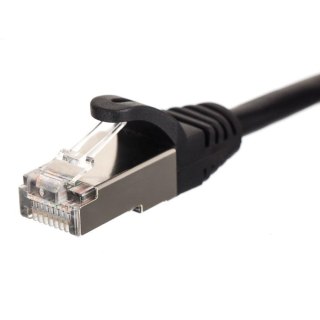 Patchcord RJ45, Netrack osłonka zalewana, kat. 5e FTP/STP, 5m czarny