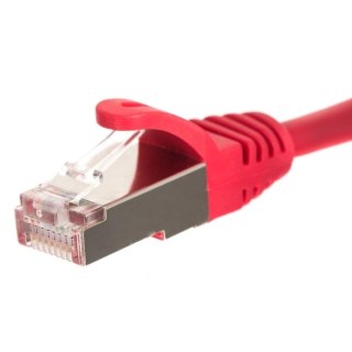 Patchcord RJ45, Netrack osłonka zalewana, kat. 5e FTP/STP, 5m czerwony