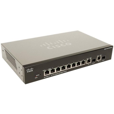 Switch zarządzalny Cisco SG300-10 8x100/1000 2xSFP Combo (SRW2008-K9) Switch zarządzalny Cisco SG300-10 8x100/1000 2xSFP Combo (SRW2008-K9)