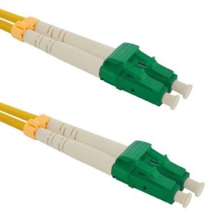 Patchcord Światłowodowy Qoltec LC/APC-LC/APC SM 9/125 G652D 1m