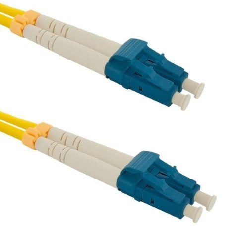 Patchcord Światłowodowy Qoltec LC/UPC-LC/UPC SM 9/125 G652D 1m