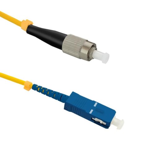 Patchcord Światłowodowy Qoltec SC/UPC-FC/UPC SM 9/125 G652D 10m