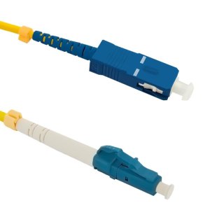 Patchcord Światłowodowy Qoltec SC/UPC-LC/UPC SM 9/125 G652D 0,5m