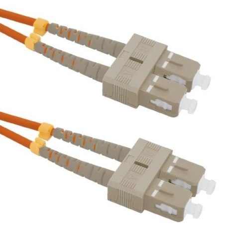 Patchcord Światłowodowy Qoltec SC/UPC-SC/UPC MM 50/125 OM2 1m