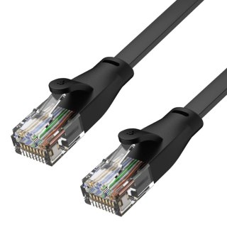 Patchcord UNITEK C1811GBK Cat.6 Płaski, UTP, RJ45, 3m