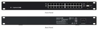 Switch zarządzalny UBIQUITI EdgeSwitch 24x100/1000 2xSFP PoE+ 250W