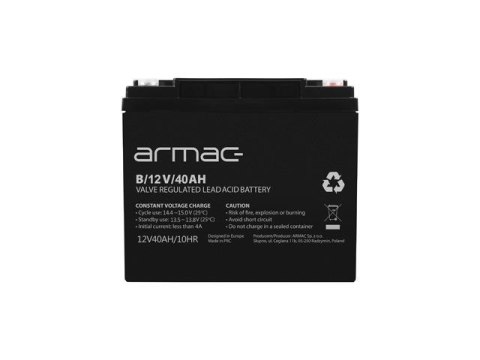 Akumulator żelowy do UPS Armac 12V/40AH uniwersalny