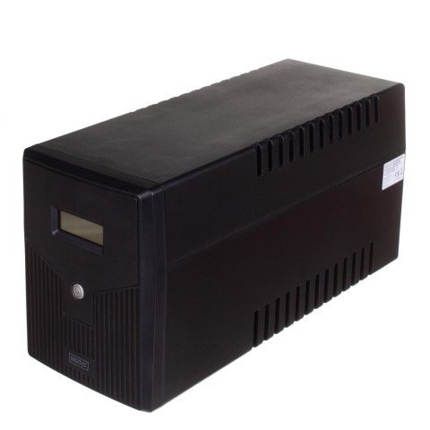 Zasilacz awaryjny UPS DIGITUS Line-Interactive LCD 1500VA/900W 2x12V/9Ah AVR 4xSCHUKO USB RS232 RJ45