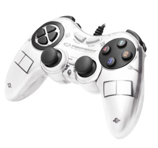 Gamepad PC USB Esperanza "Fighter" biały