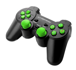 Gamepad PC USB Esperanza "Warrior" czarno/zielony