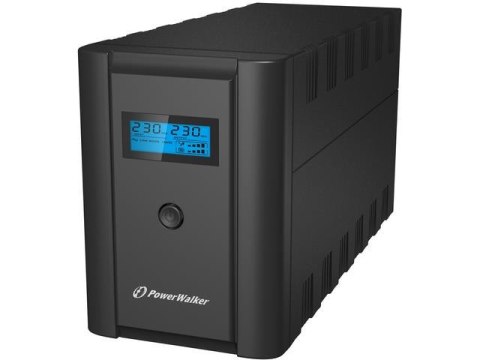 Zasilacz awaryjny UPS Power Walker Line-Interactive 1200VA 6X IEC RJ11/45 USB LCD Zasilacz awaryjny UPS Power Walker Line-Interactive 1200VA 6X IEC RJ11/45 USB LCD