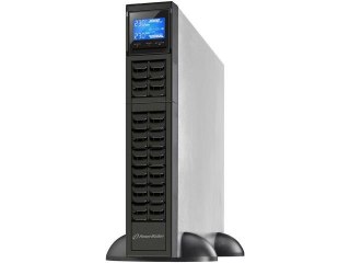 Zasilacz awaryjny UPS Power Walker On-Line 1000VA, CRS, 3X IEC OUT, USB/RS-232, LCD, RACK 19"/TOWER, 6A ładowarka