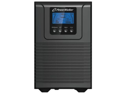 Zasilacz awaryjny UPS Power Walker On-Line 1000VA TG 4x IEC OUT, USB/RS-232, LCD, Tower, Epo