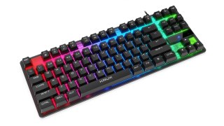 Klawiatura przewodowa KRUX Solar TKL RGB (KRX0114) Czarna