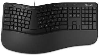 Klawiatura przewodowa Microsoft Ergonomic Keyboard for Business LXN-00013 Czarna