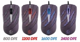 Mysz przewodowa Rebeltec MAGNUM optyczna Gaming USB czarna