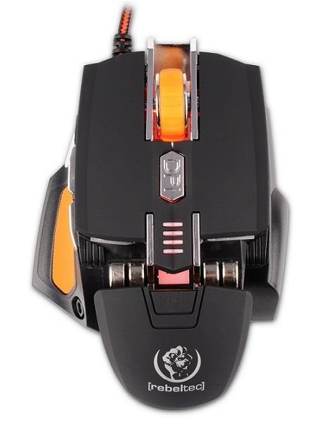 Mysz przewodowa Rebeltec TRANSFORMER optyczna Gaming USB czarna