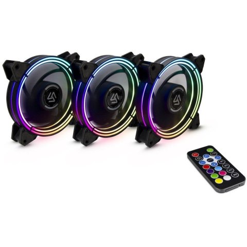 Zestaw wentylatorów Inter-Tech ALSEYE Halo 3.0 RGB