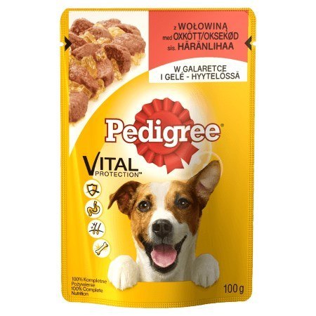 PEDIGREE Wołowina w galaretce 100g