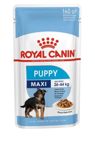 ROYAL CANIN SHN Maxi Puppy w sosie - mokra karma dla szczeniąt - 10x140g