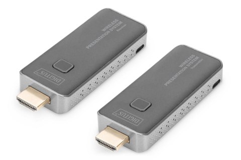 Przedłużacz/Extender DIGITUS HDMI prezentacyjny, bezprzewodowy 50m 1080p 60Hz 5GHz (zestaw) Przedłużacz/Extender DIGITUS HDMI prezentacyjny, bezprzewodowy 50m 1080p 60Hz 5GHz (zestaw)
