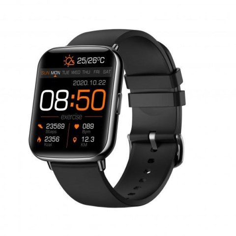 Smartwatch Senbono x27 metalowa koperta czarny