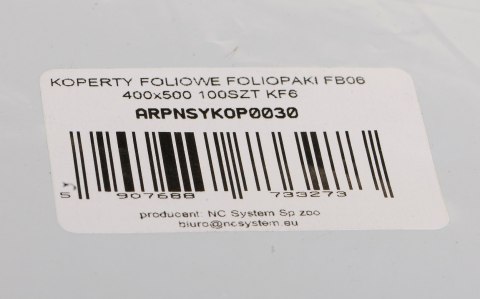 KOPERTY FOLIOWE FOLIOPAKI FB06 400X500 100SZT KF6