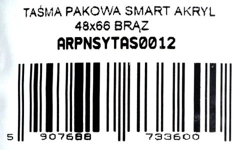 TAŚMA PAKOWA AKRYL SMART 48X66 BRĄZ