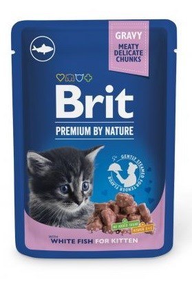 Brit Premium By Nature White Fish Kitten 100g