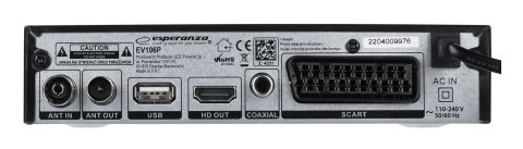 ESPERANZA TUNER DVB-T2 H.265/HEVC EV106P