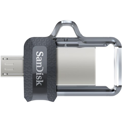 Pendrive SanDisk ULTRA SDDD3-128G-G46 (128GB; microUSB, USB 3.0; kolor szary)