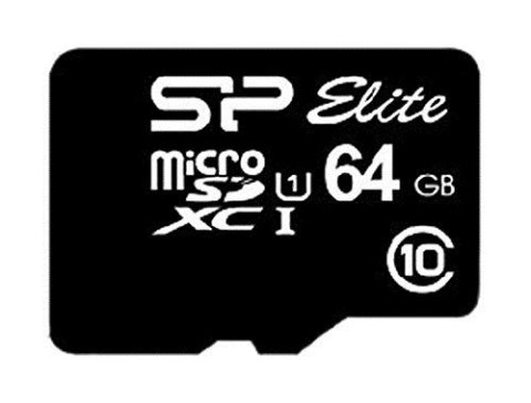 Karta pamięci Silicon Power microSDXC Elite 64GB CL10 UHS-1 (U1) + ADAPTER microSD-SD (SP064GBSTXBU1V10SP)