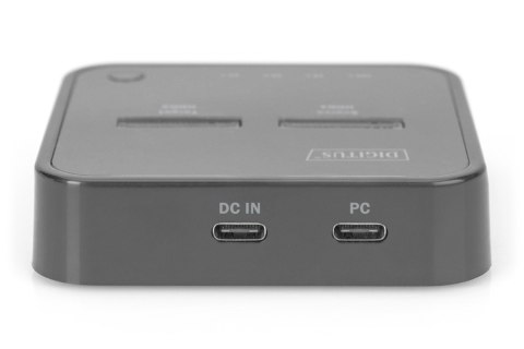 DIGITUS STACJA DOKUJĄCA DO SSD M.2 NVME Z FUNKCJĄ KLONOWANIA OFFLINE, USB-C, CZARNA DA-71545